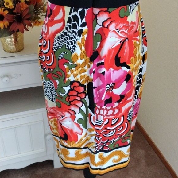 Joseph Ribkoff Bright Floral Dress - Picture 7 of 10